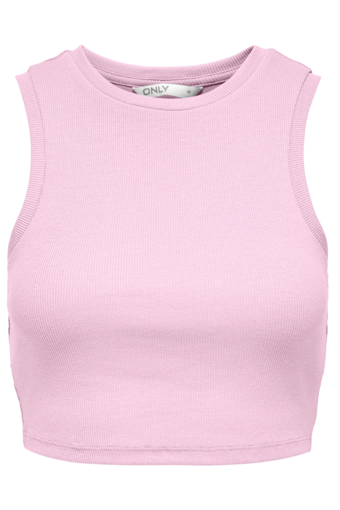 ONLVILMA S/L CROPPED TANK TOP JRS N 15282771 Pink Lady